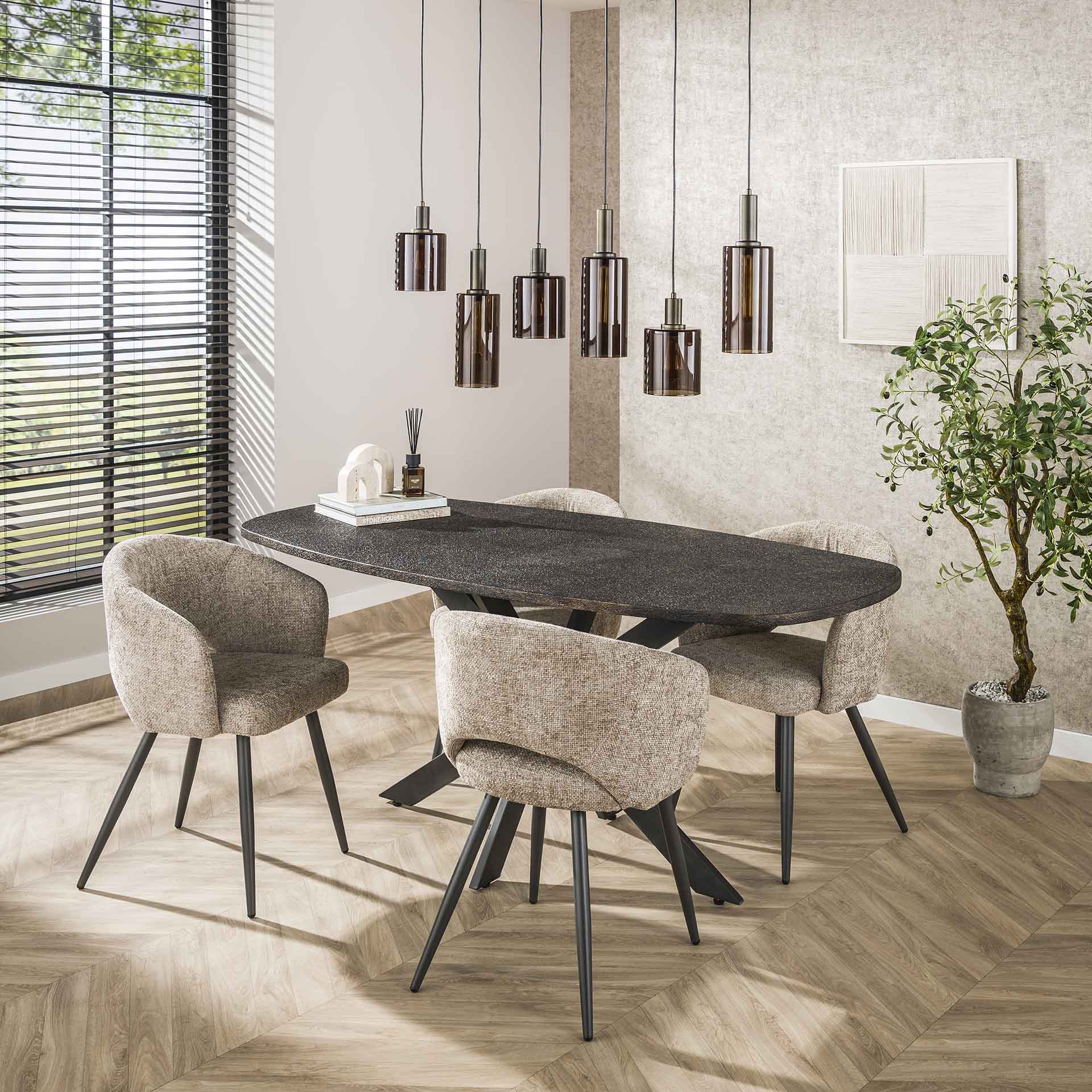 Eettafel Deens Dave 180cm - Industrieelinhuis.nl