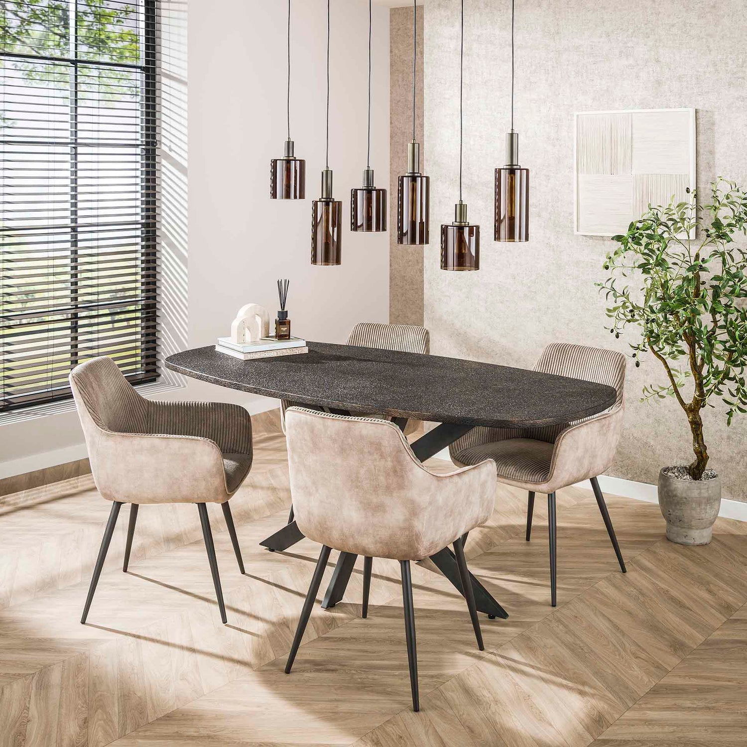 Eettafel Deens Dave 180cm - Industrieelinhuis.nl