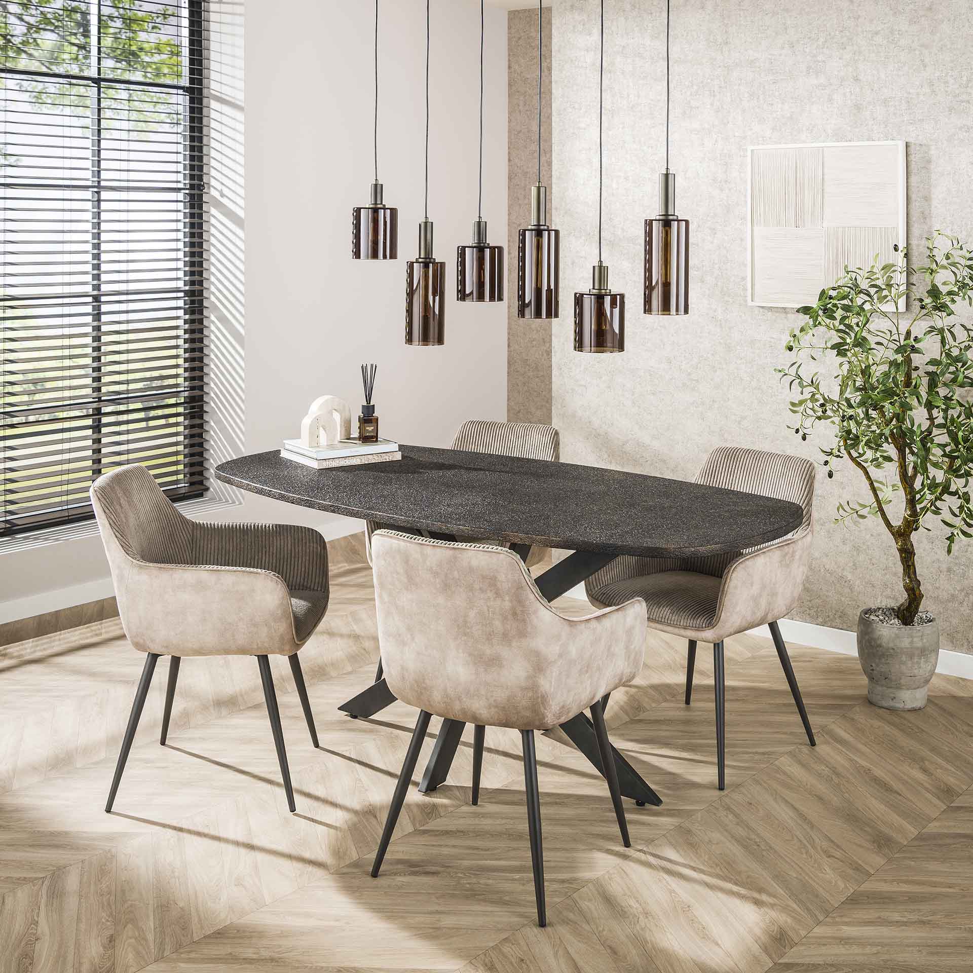 Eettafel Deens Dave 180cm - Industrieelinhuis.nl