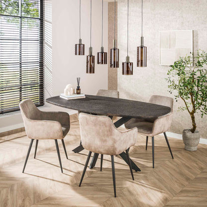 Eettafel Deens Dave 180cm - Industrieelinhuis.nl