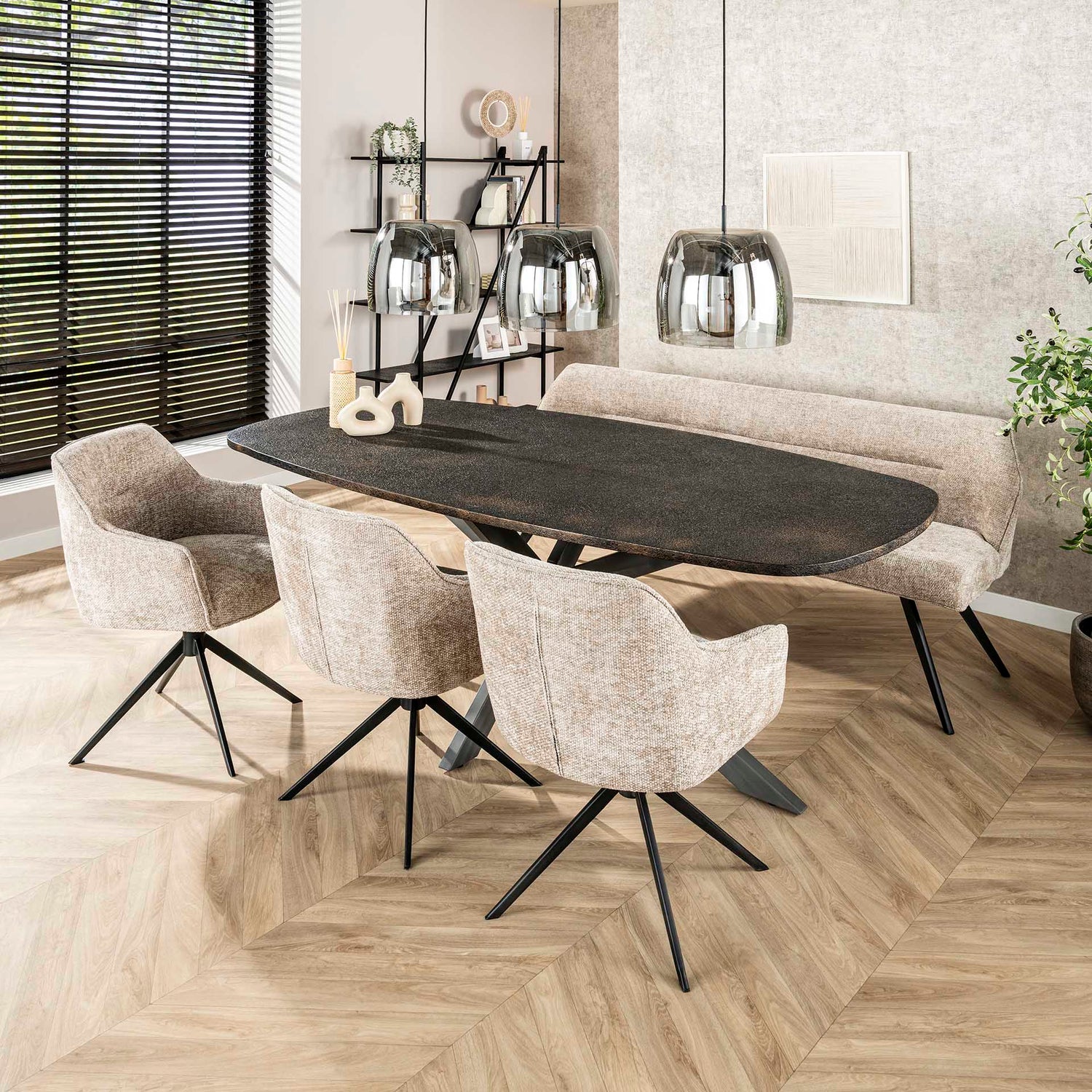 Eettafel Deens Dave 215cm - Industrieelinhuis.nl