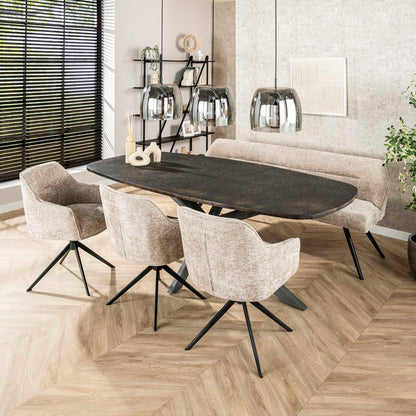 Eettafel Deens Dave 215cm - Industrieelinhuis.nl