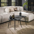 Salontafelset Driehoek Sol Metallic Zwart