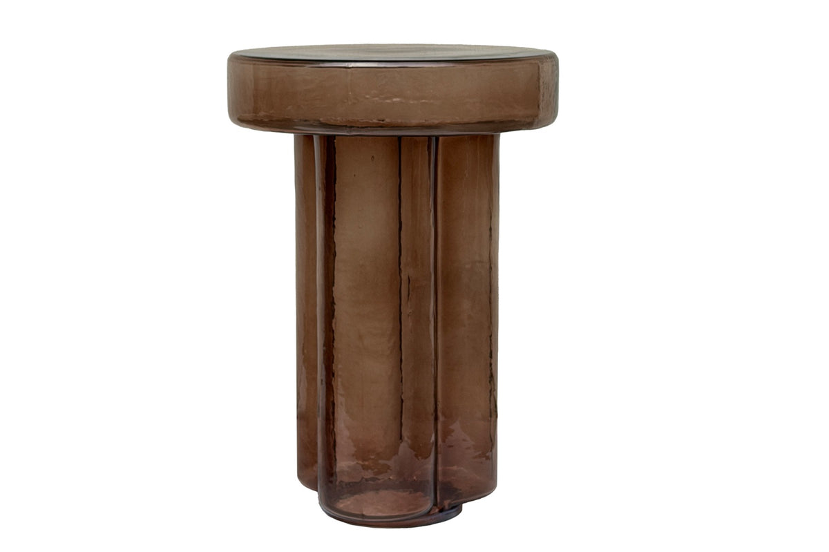Bijzettafel Lio Smoke  Brown 37cm