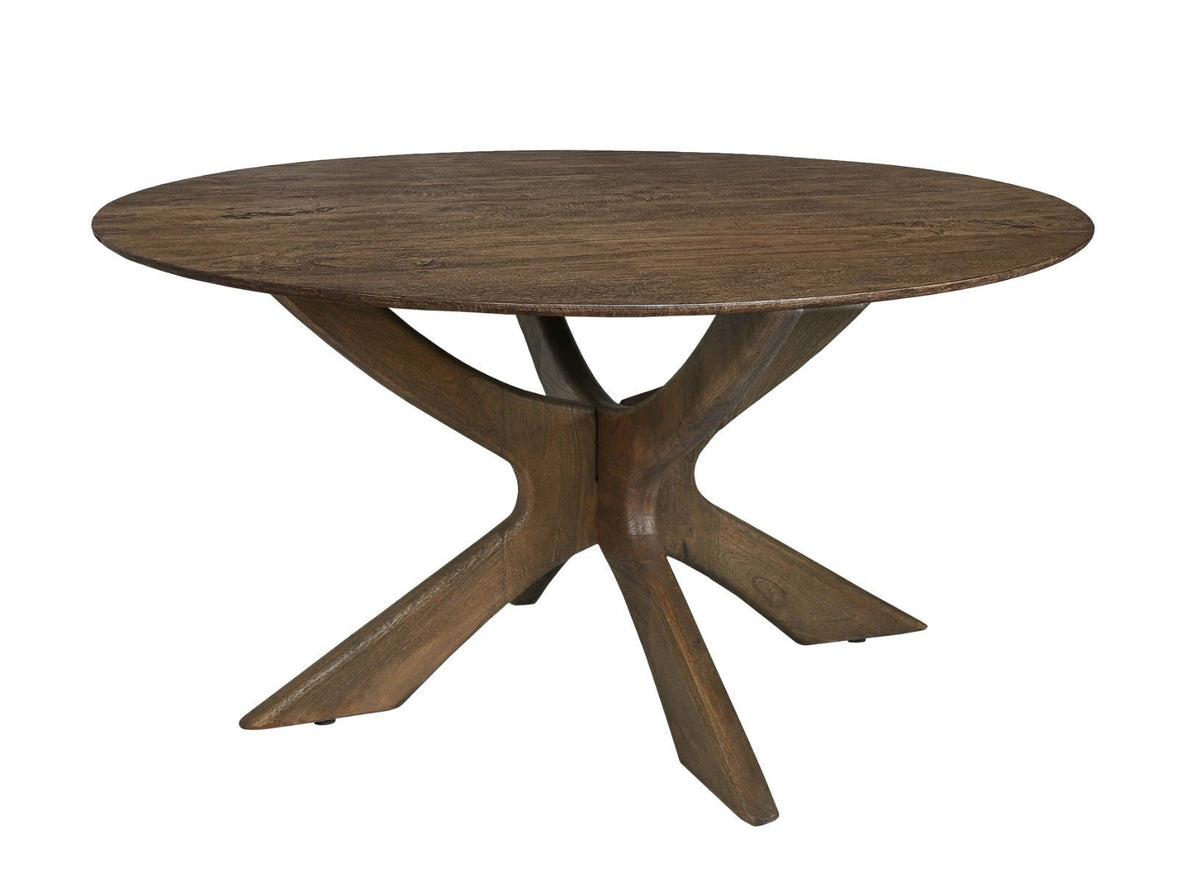 Eettafel Montreaux Round Brown 150cm