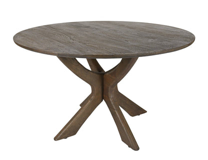 Eettafel Montreaux Round Brown 130cm