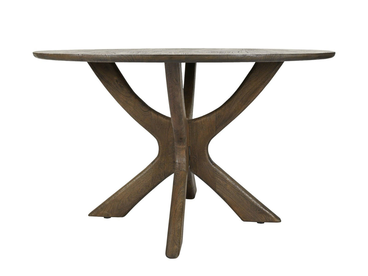Eettafel Montreaux Round Brown 130cm
