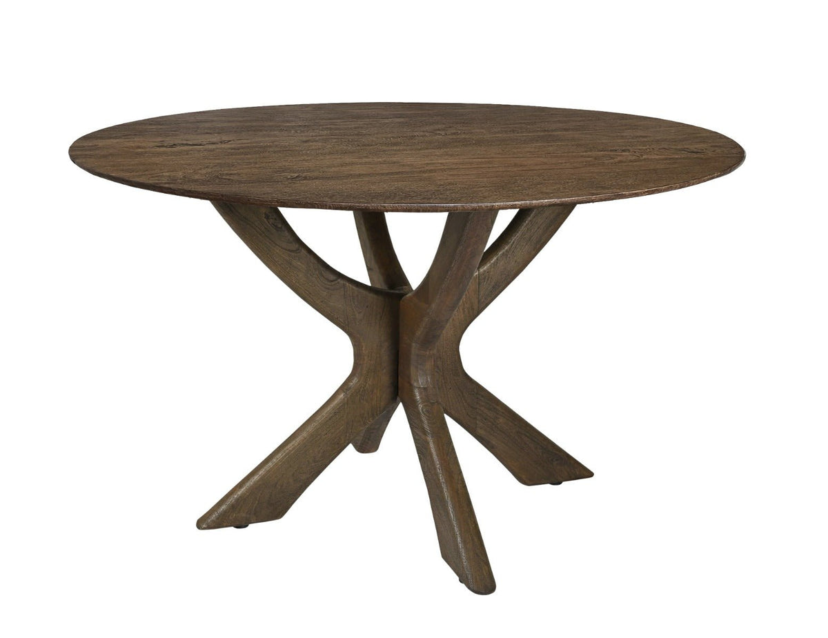 Eettafel Montreaux Round Brown 130cm