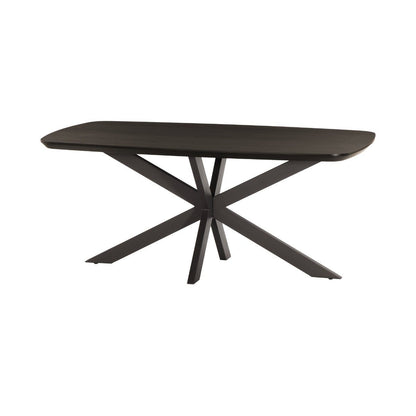 Eettafel OvaalSantino Espresso 180cm