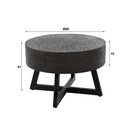 Salontafel Bulky Ferro Low Ø60