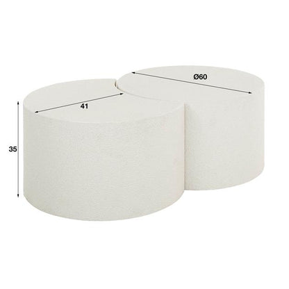 Salontafel Stoon Moonset set/2