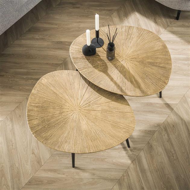 Salontafel Ray organisch set/2