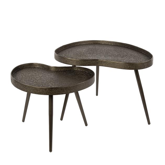 Salontafel Contour niervormig set/2
