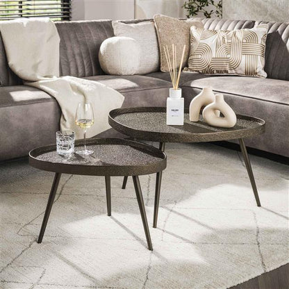 Salontafel Contour driehoekig set/2