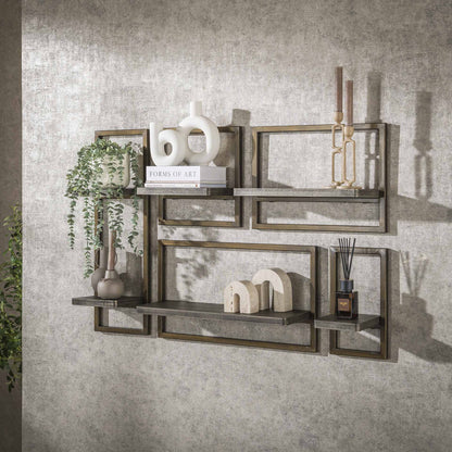 Wandschap Zenna set van 5 - Industrieelinhuis.nl