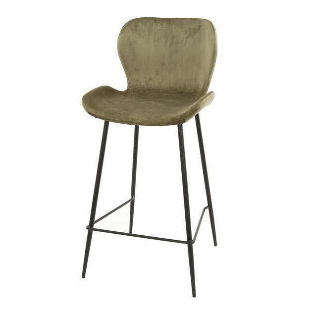 Barkruk Velvet Nova Taupe - Industrieelinhuis.nl