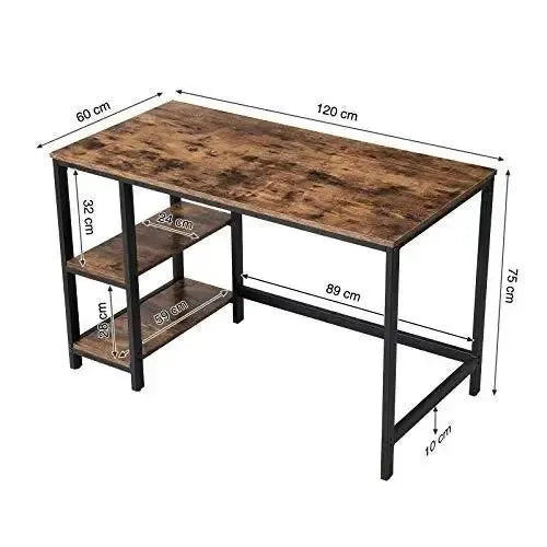 Industrieel bureau stalen frame met hout Industrieel bureau stalen frame met hout