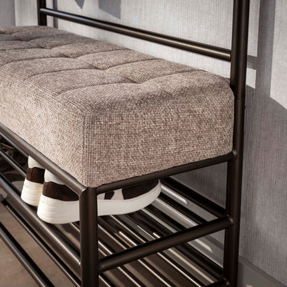 Garderoberek met zitdeel Luno