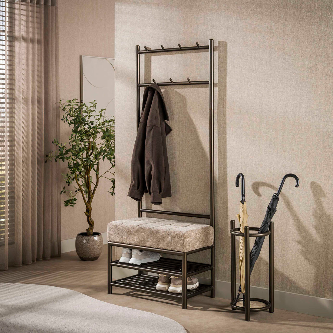 Garderobebank Luno 70 - Industrieelinhuis.nl