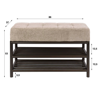 Schoenenbank Terra 85 - Industrieelinhuis.nl