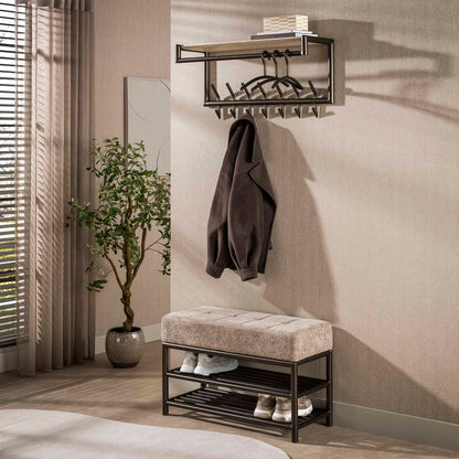 Schoenenbank Terra 85 - Industrieelinhuis.nl