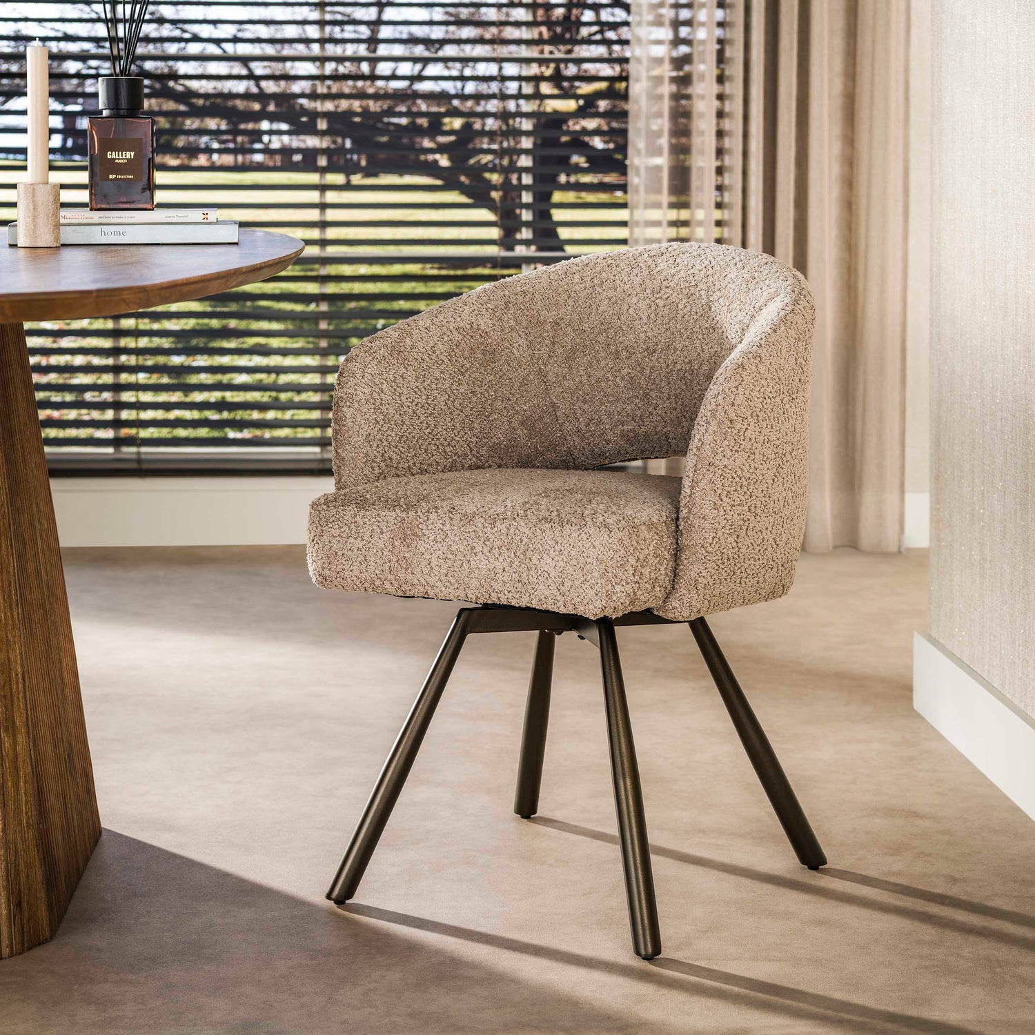 Draaistoel Salon Cross draaibaar VPE2 - Industrieelinhuis.nl