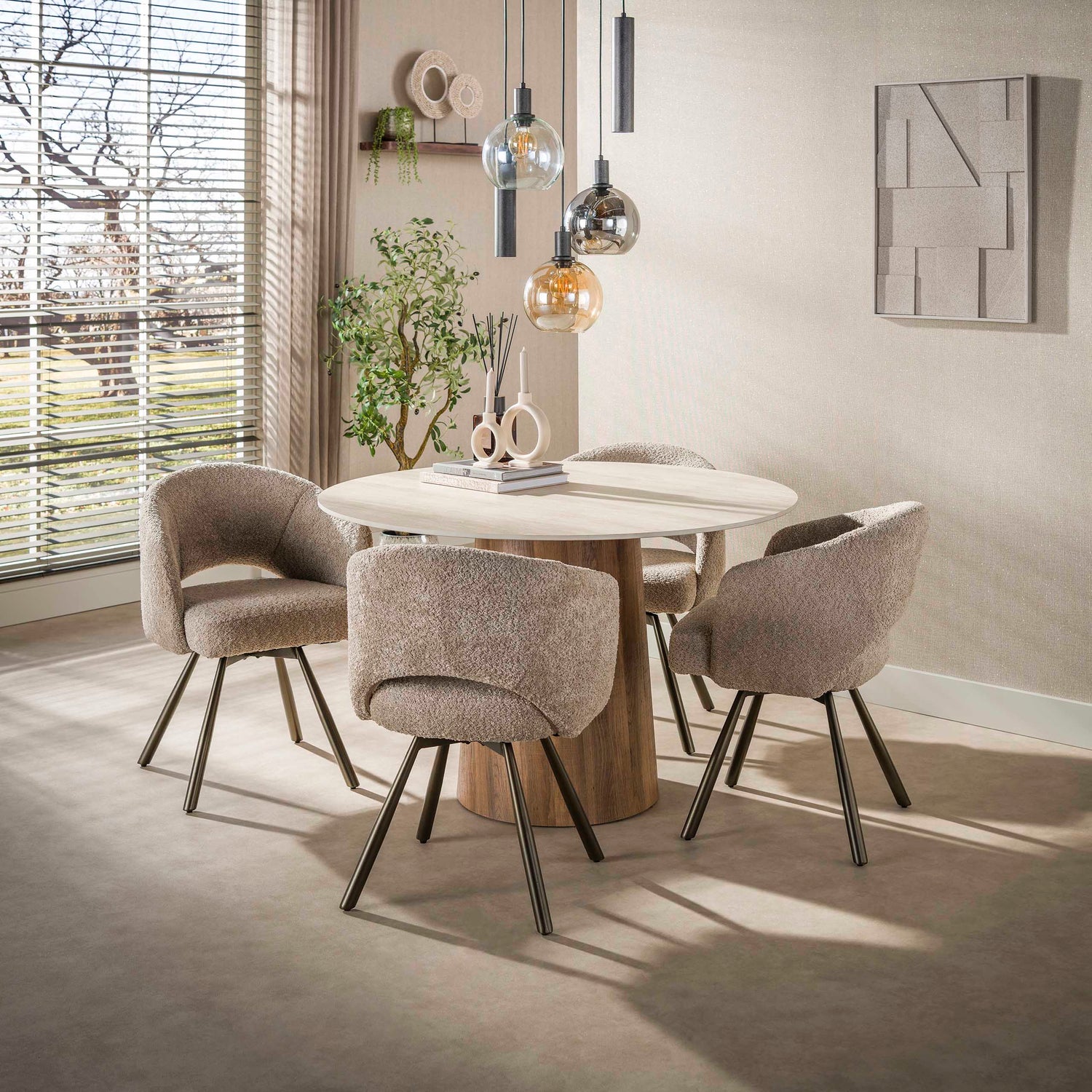 Draaistoel Salon Cross draaibaar VPE2 - Industrieelinhuis.nl