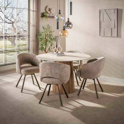 Draaistoel Salon Cross draaibaar VPE2 - Industrieelinhuis.nl