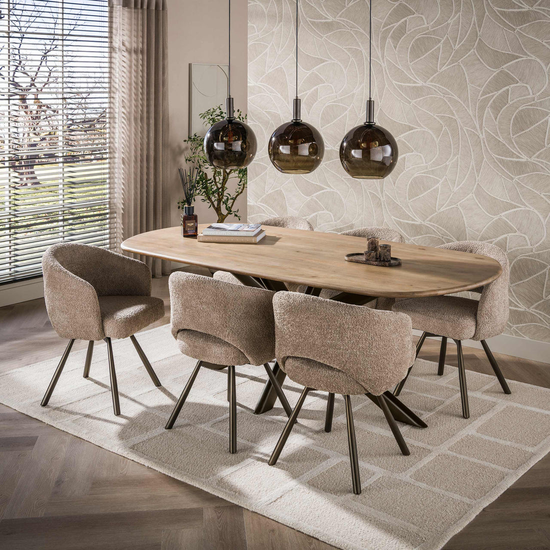 Draaistoel Salon Cross draaibaar VPE2 - Industrieelinhuis.nl