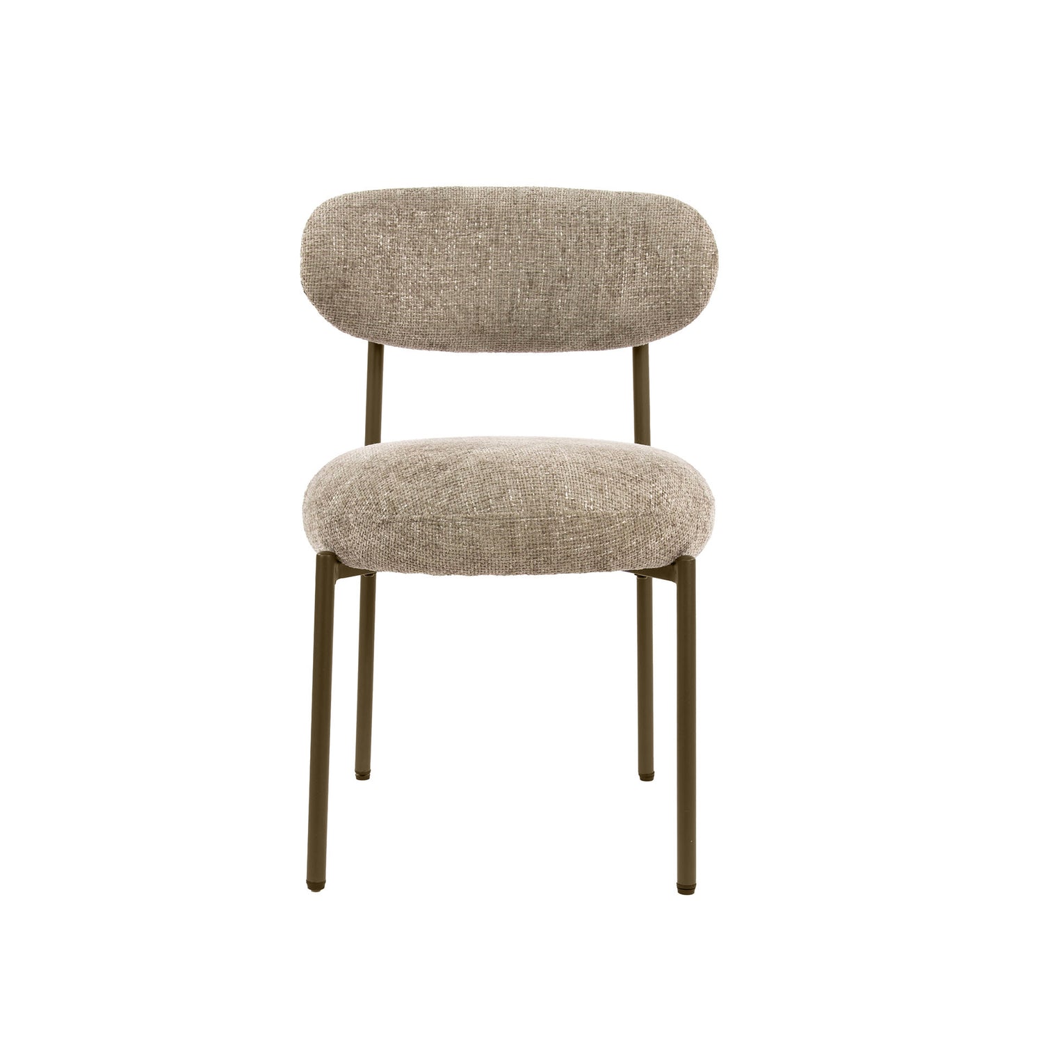 Eetkamerstoel Round Taupe