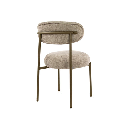 Eetkamerstoel Round Taupe