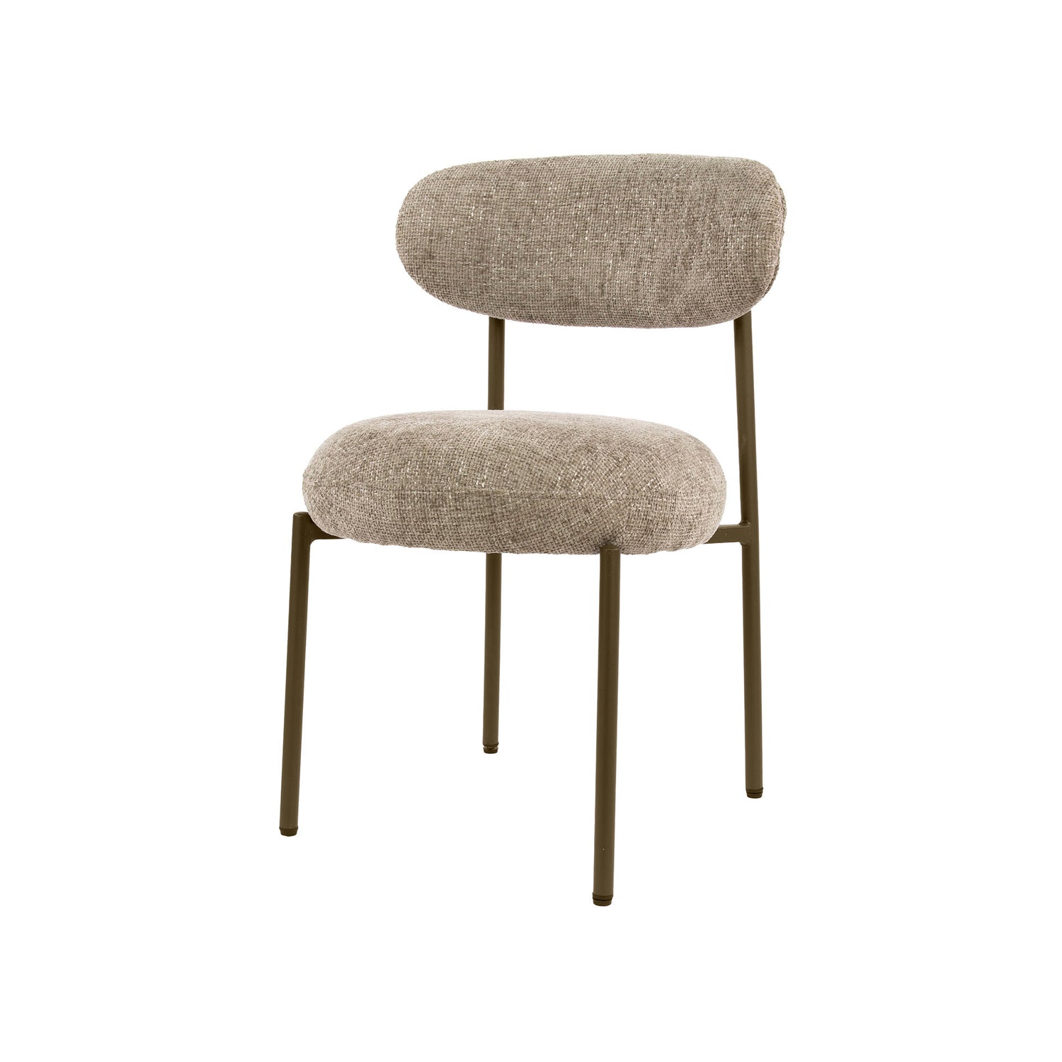 Eetkamerstoel Round Taupe