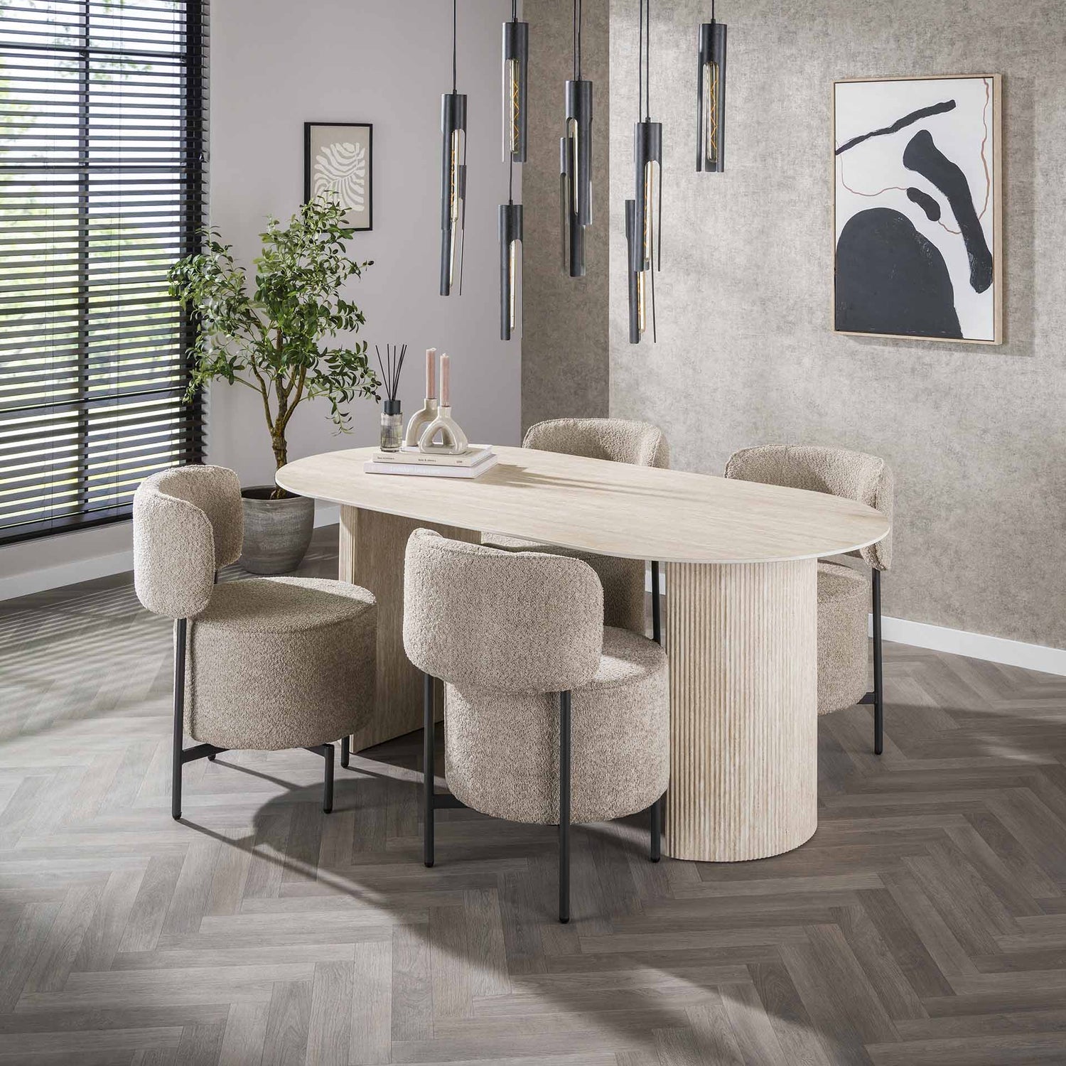 Eettafel Livano Ceramic 180cm - Industrieelinhuis.nl