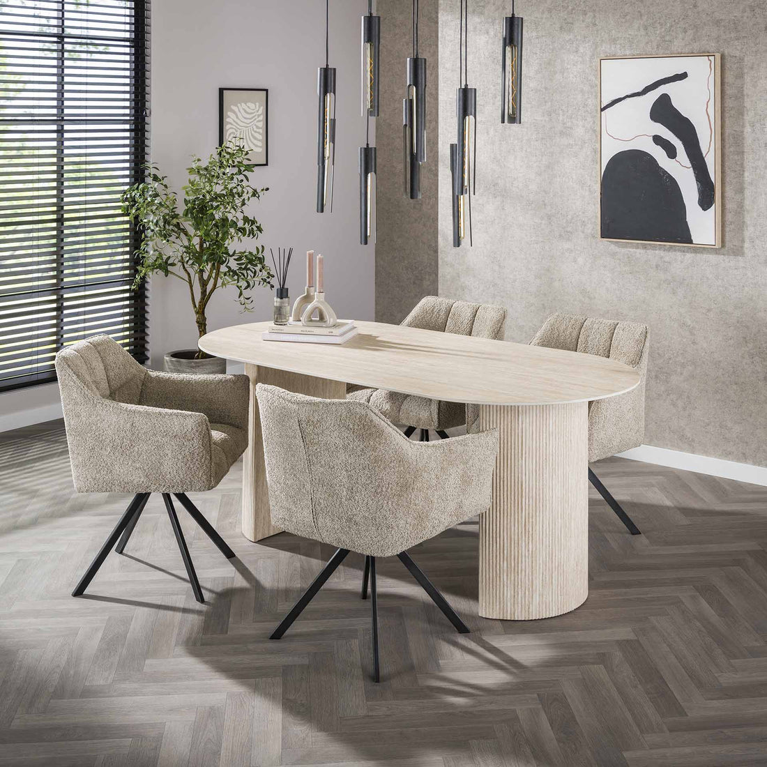 Eettafel Livano Ceramic 180cm - Industrieelinhuis.nl