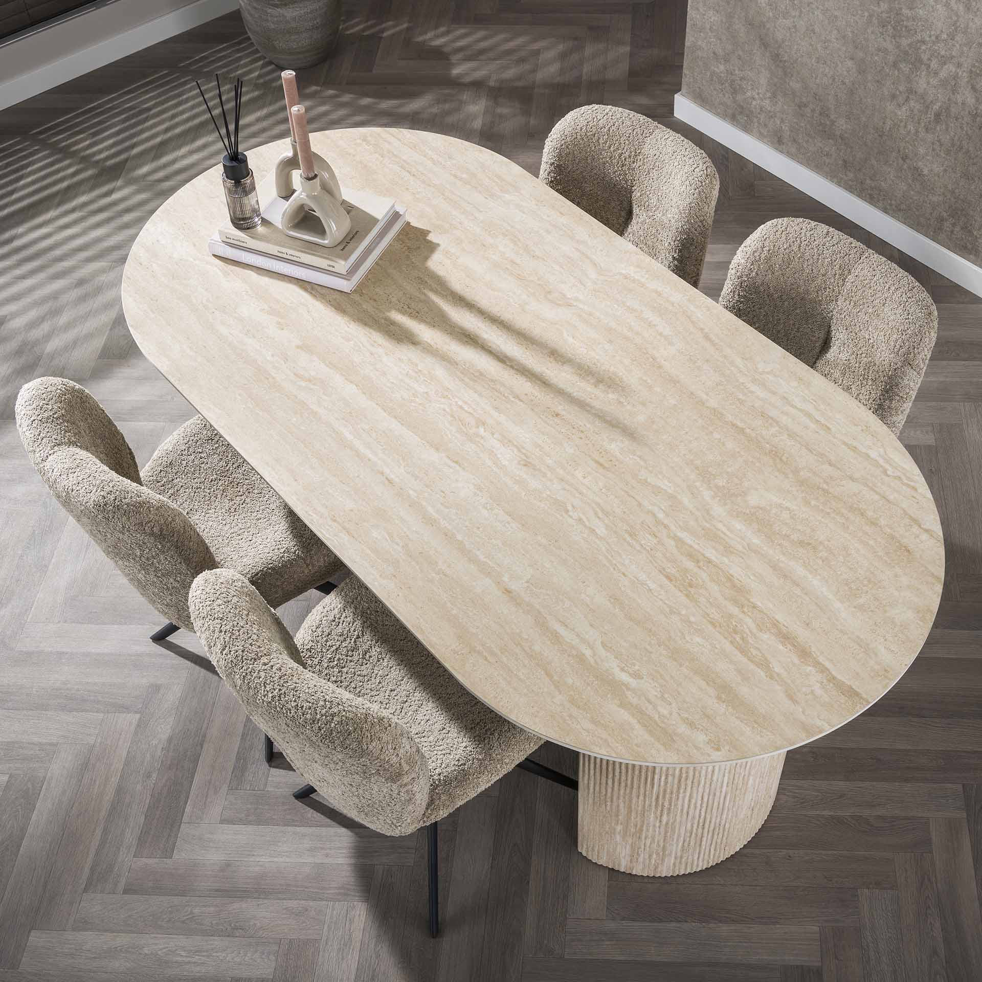 Eettafel Livano Ceramic 180cm - Industrieelinhuis.nl