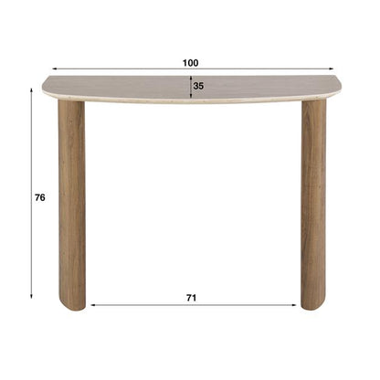 Hal-/kaptafel Romano Curvo