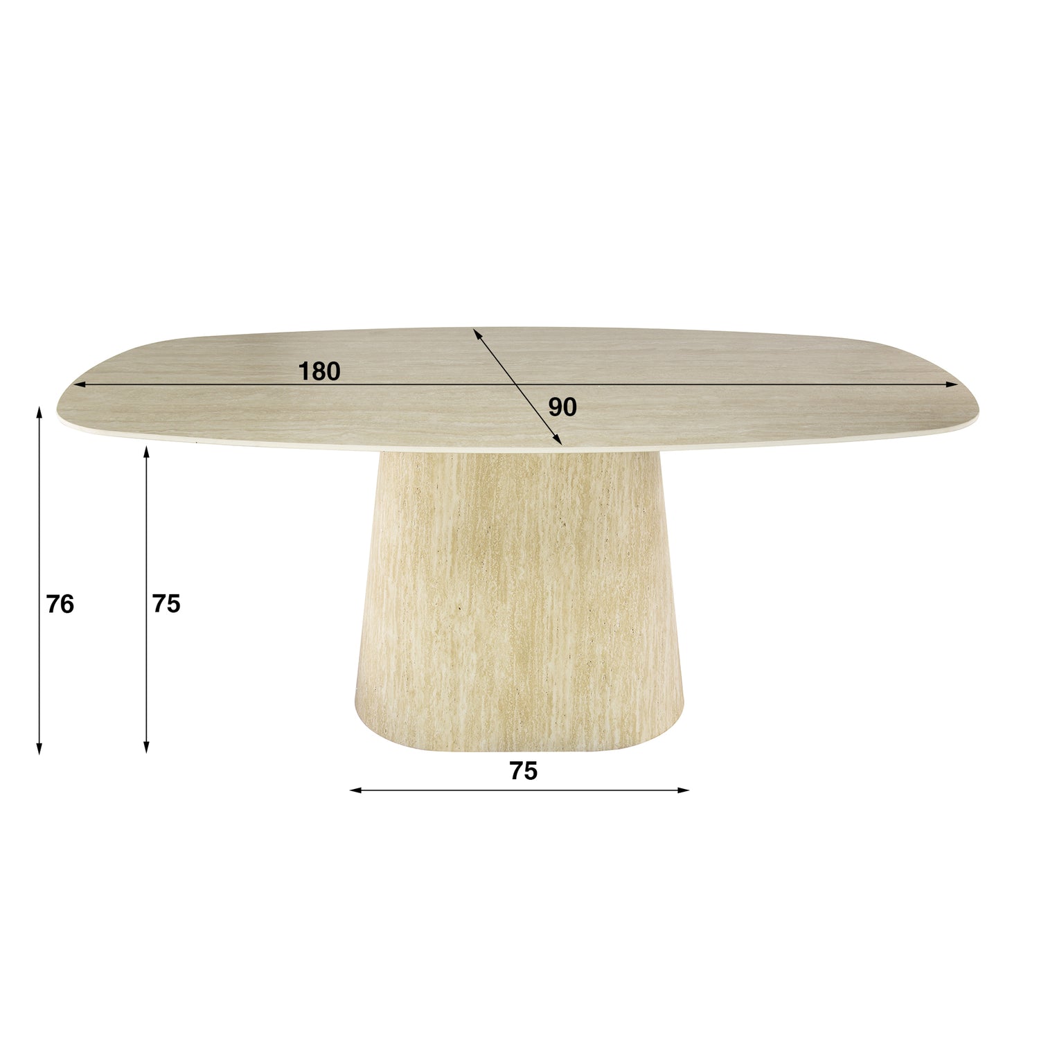 Eettafel Centro 180