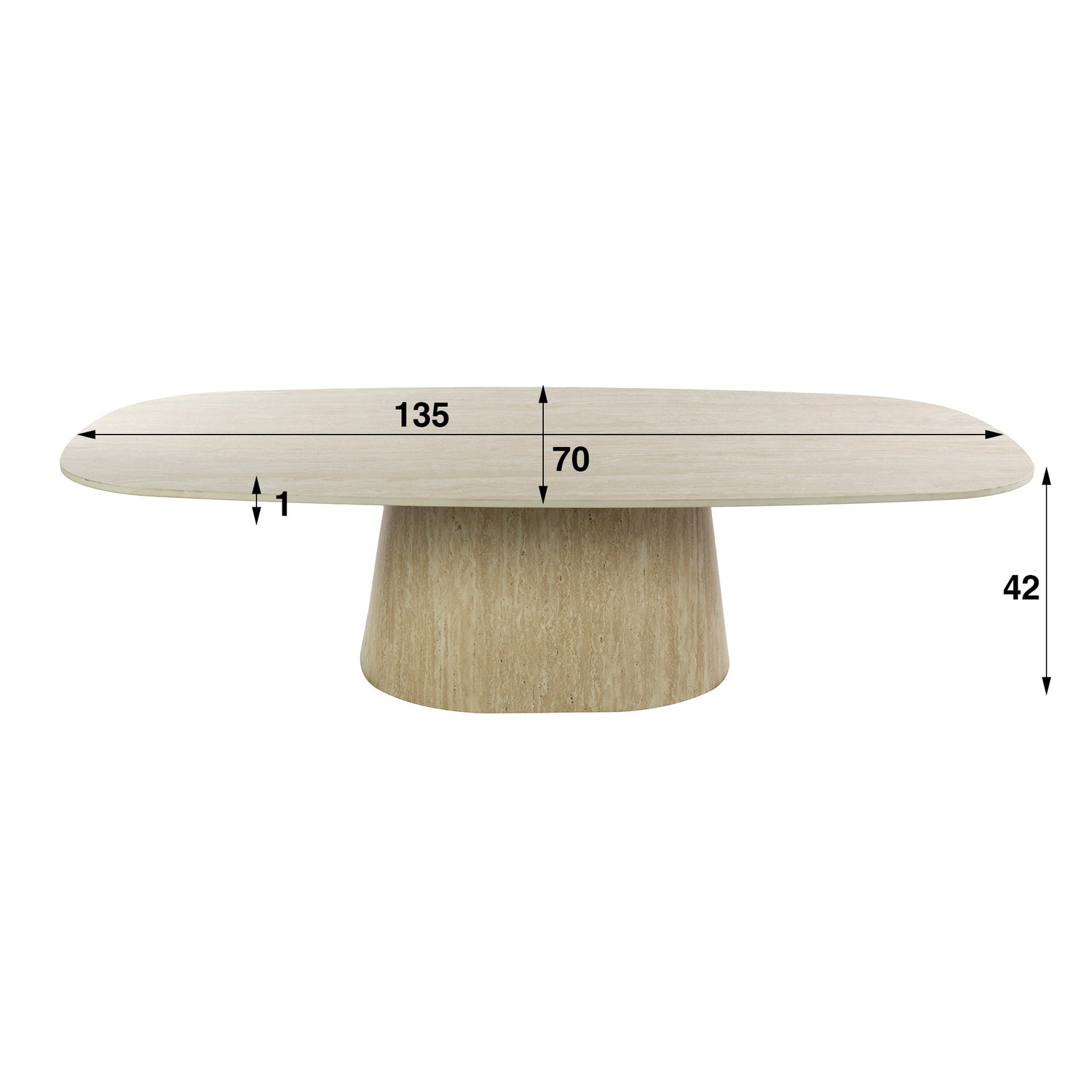 Salontafel Centro 135 cm