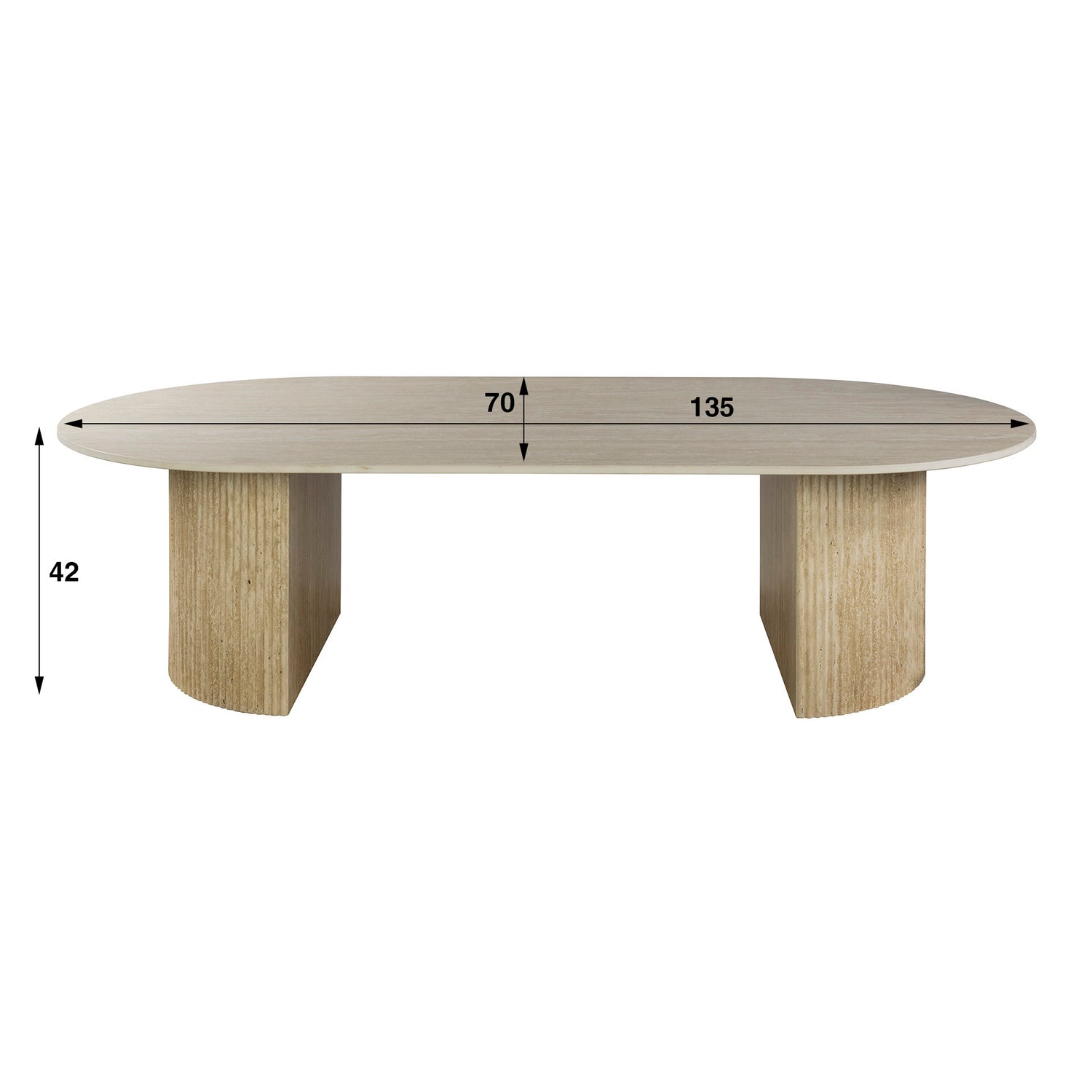 Salontafel Romano Arch 135