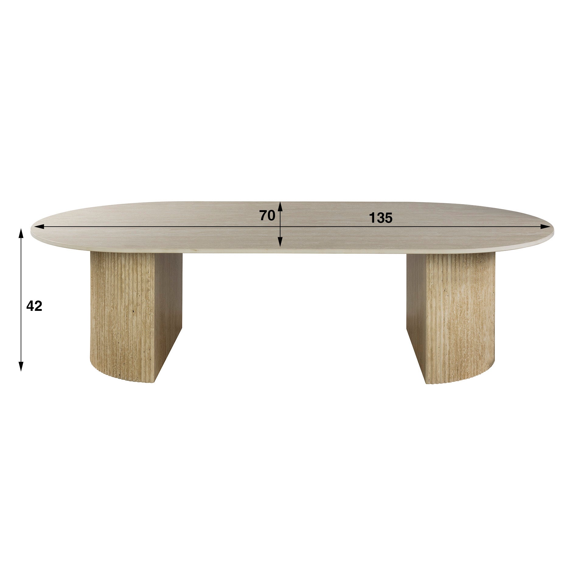 Salontafel Romano Arch 135