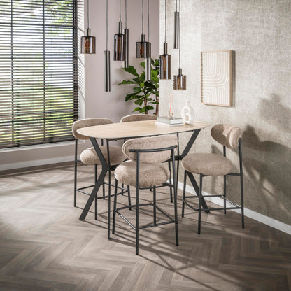 Bartafel Ovaal Romano 140cm