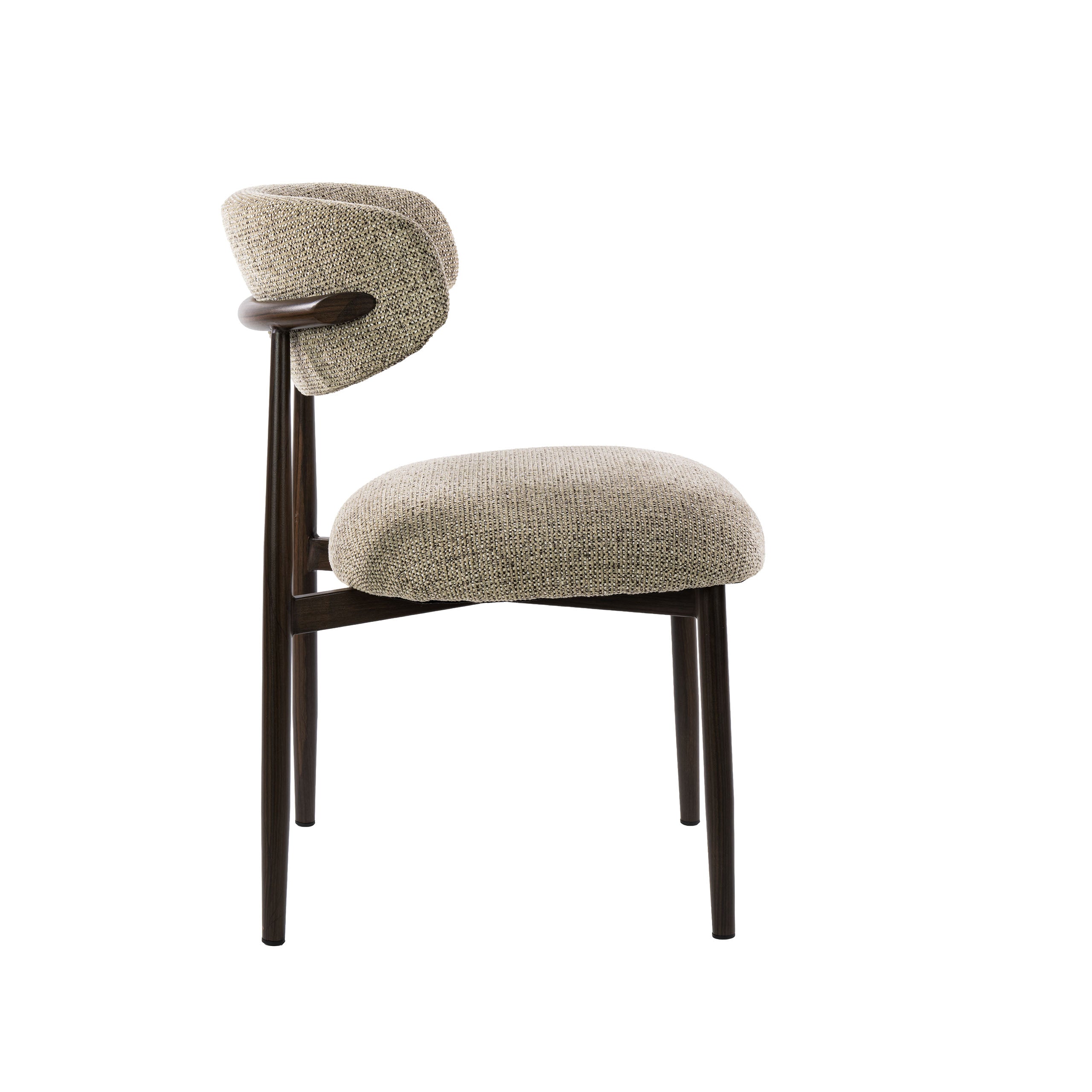 Japandi Eetkamerstoel Noa Taupe