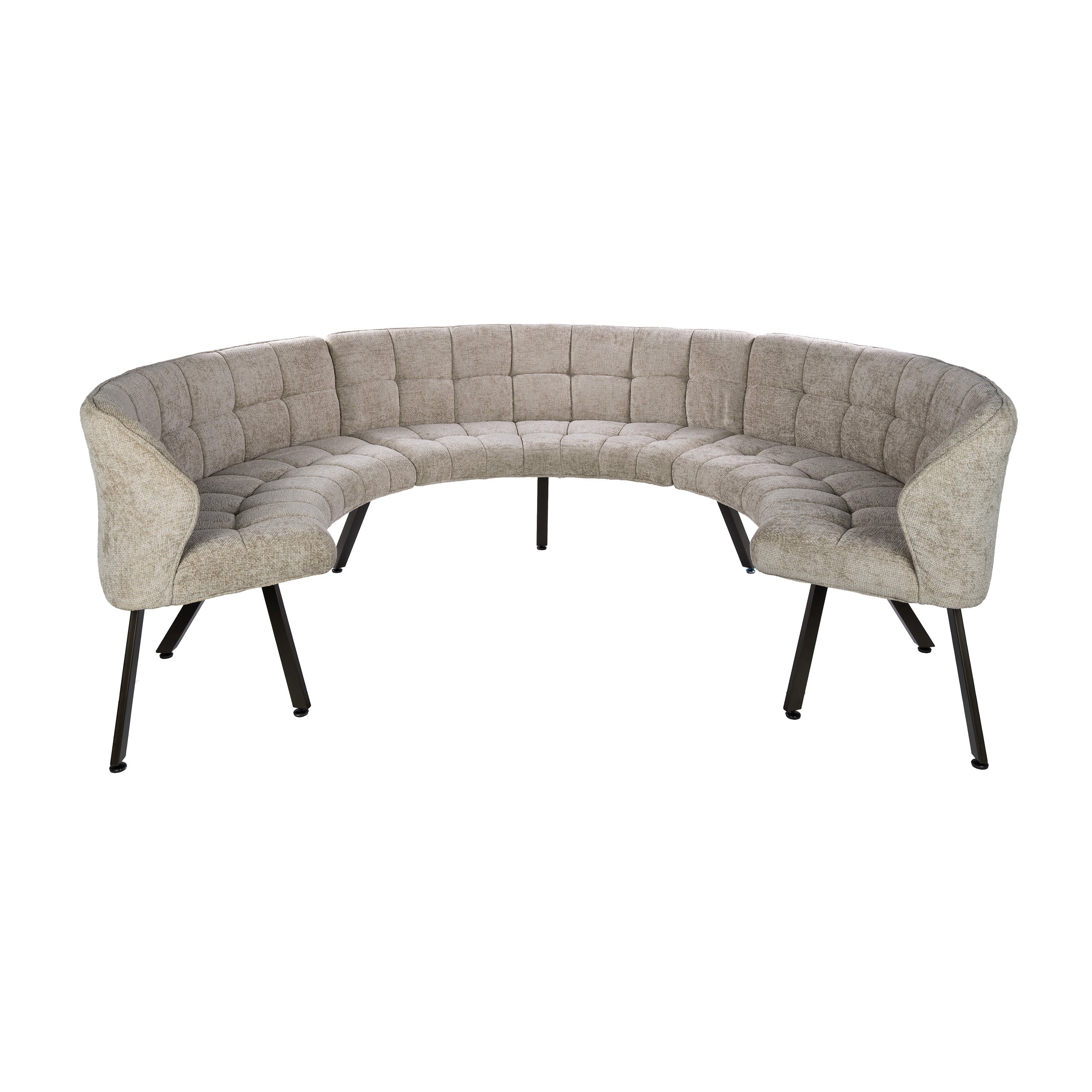 Eetkamerbank Raster rond 3DLG