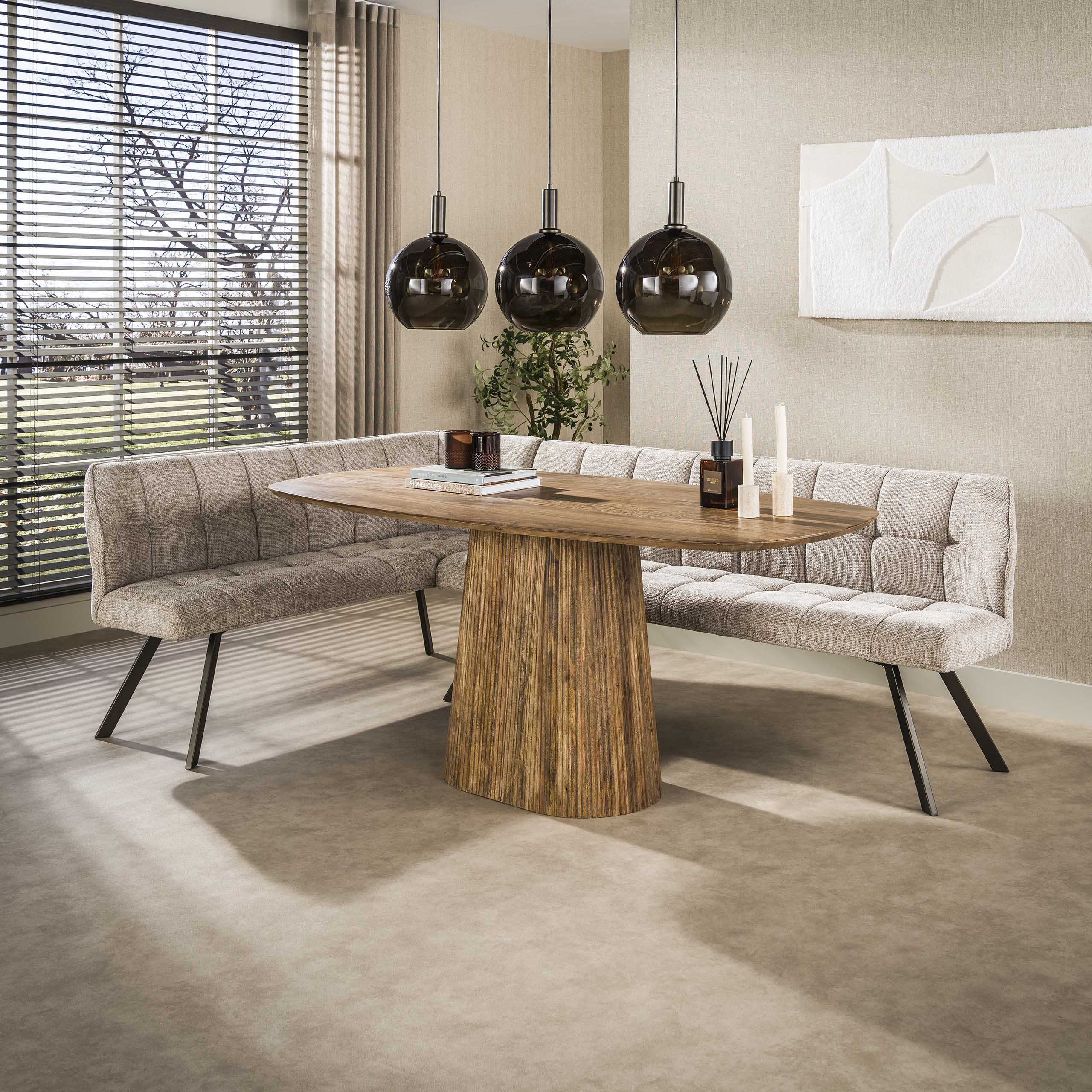 Hoekbank Raster L