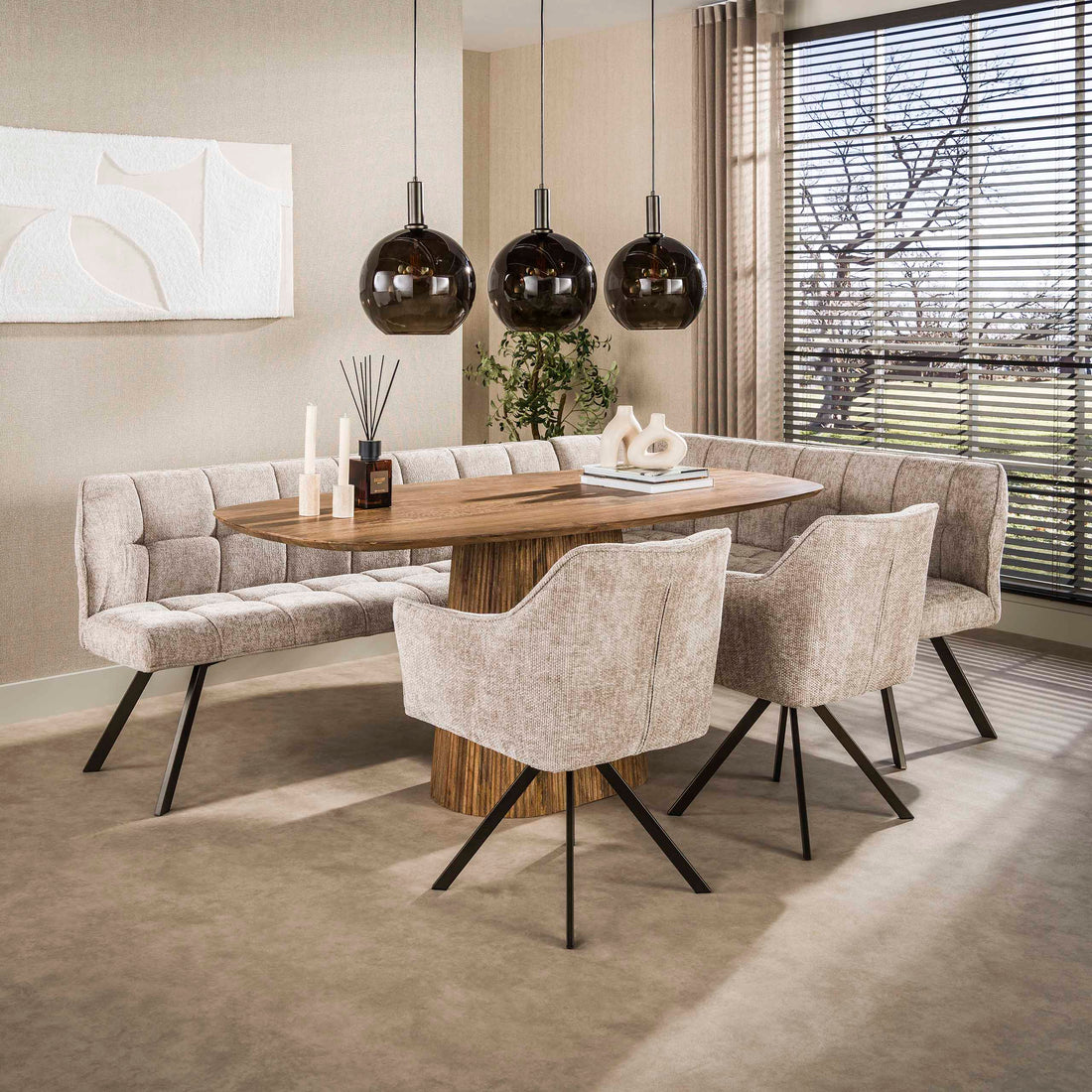 Hoekbank Raster R