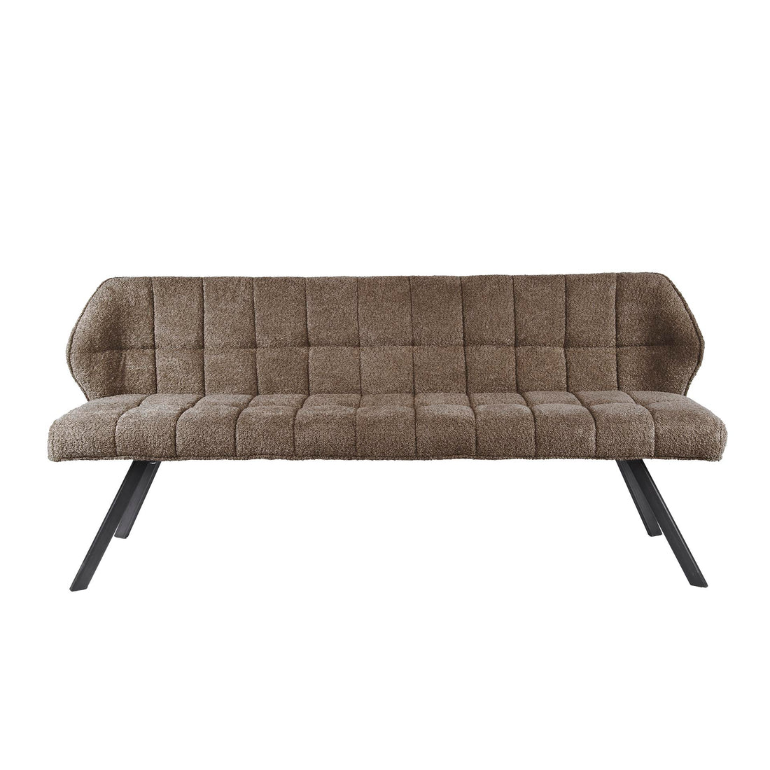Eetkamerbank Rodin Boucle Taupe 180 cm - Industrieelinhuis.nl