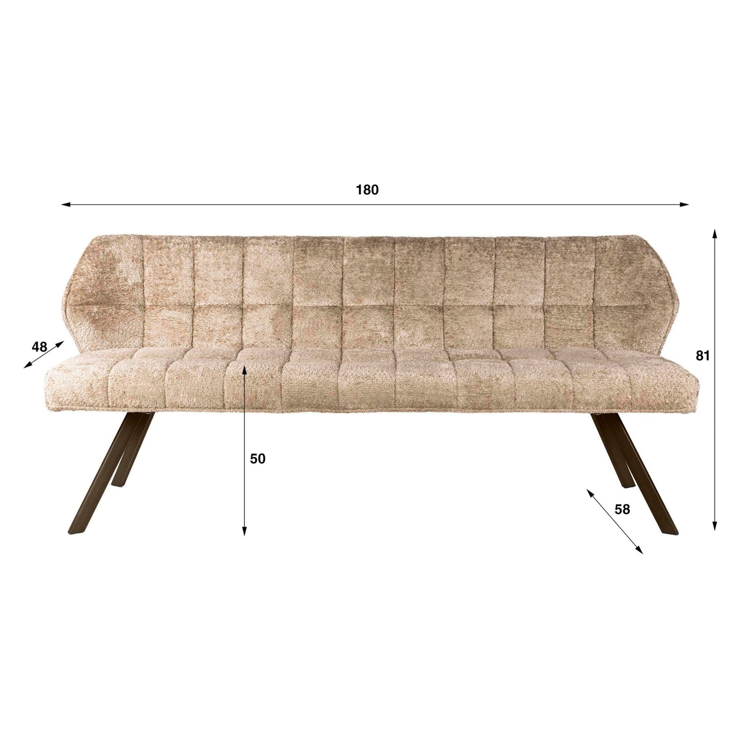 Eetkamerbank Raster - Industrieelinhuis.nl