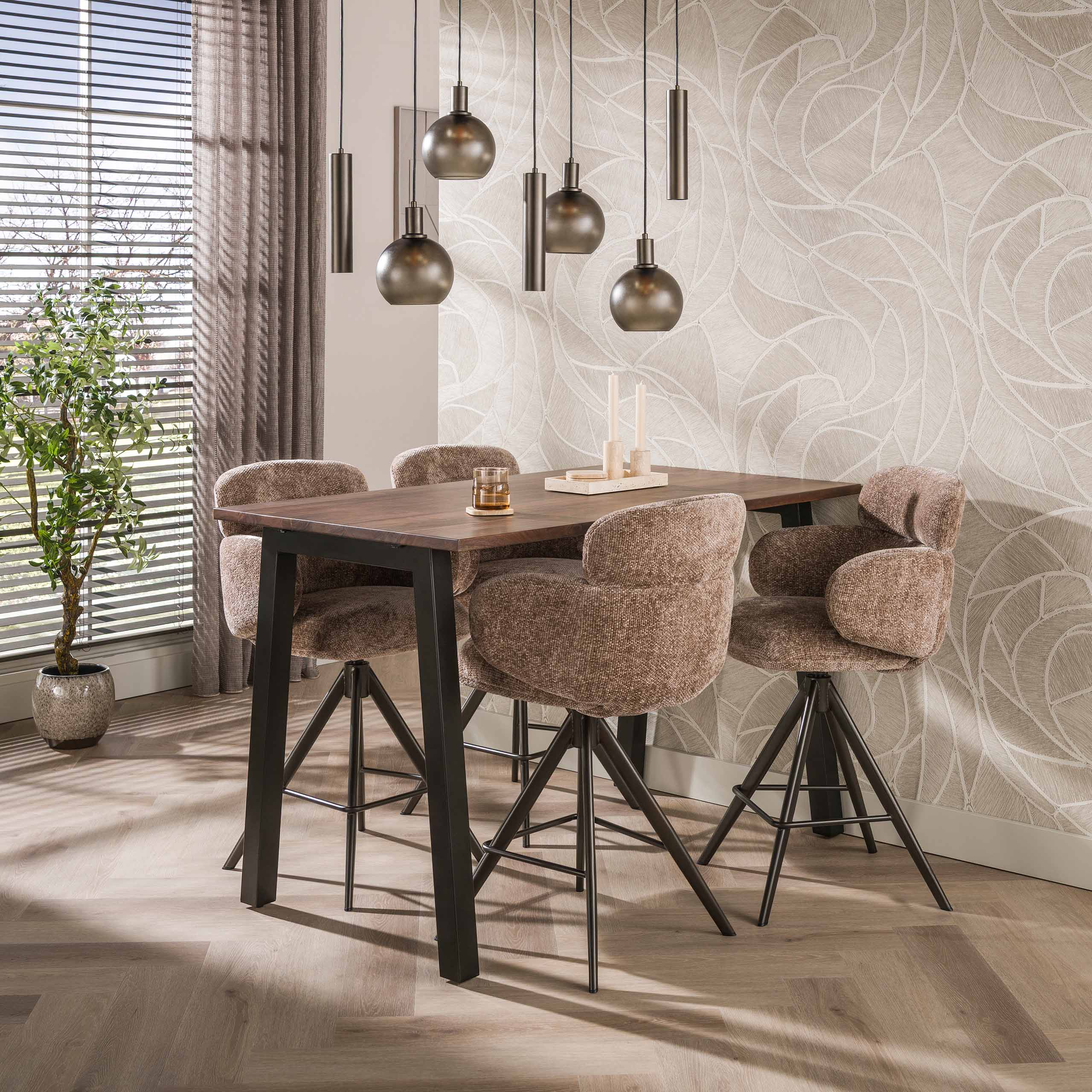 Draaibare Barstoel Flex Taupe