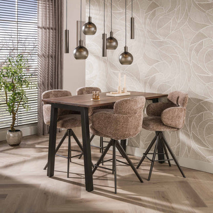 Draaibare Barstoel Flex Taupe