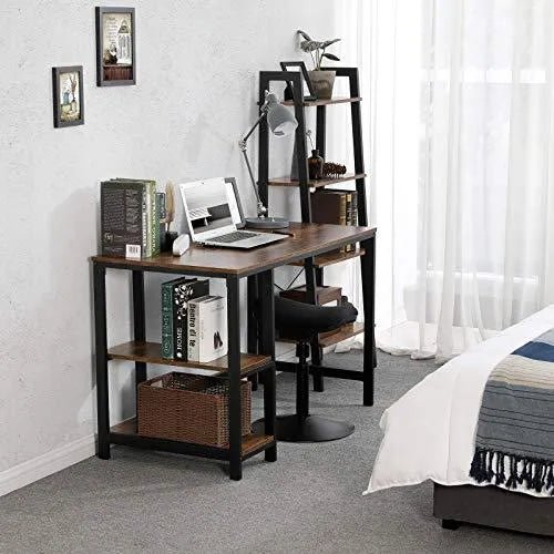Bureau Industrieel Design | Houtlook en Staal | 120x60x75cm - Industrieelinhuis.nl